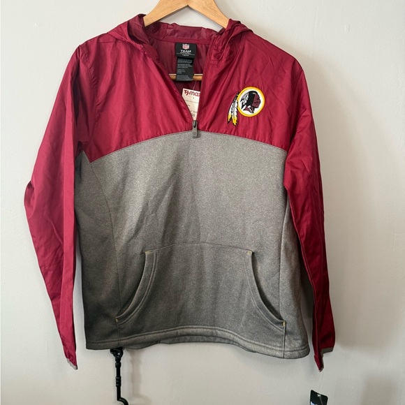 NWT Washington Redskins Youth Windbreaker – Size Large – NFL Team Apparel - Picture 1 of 7